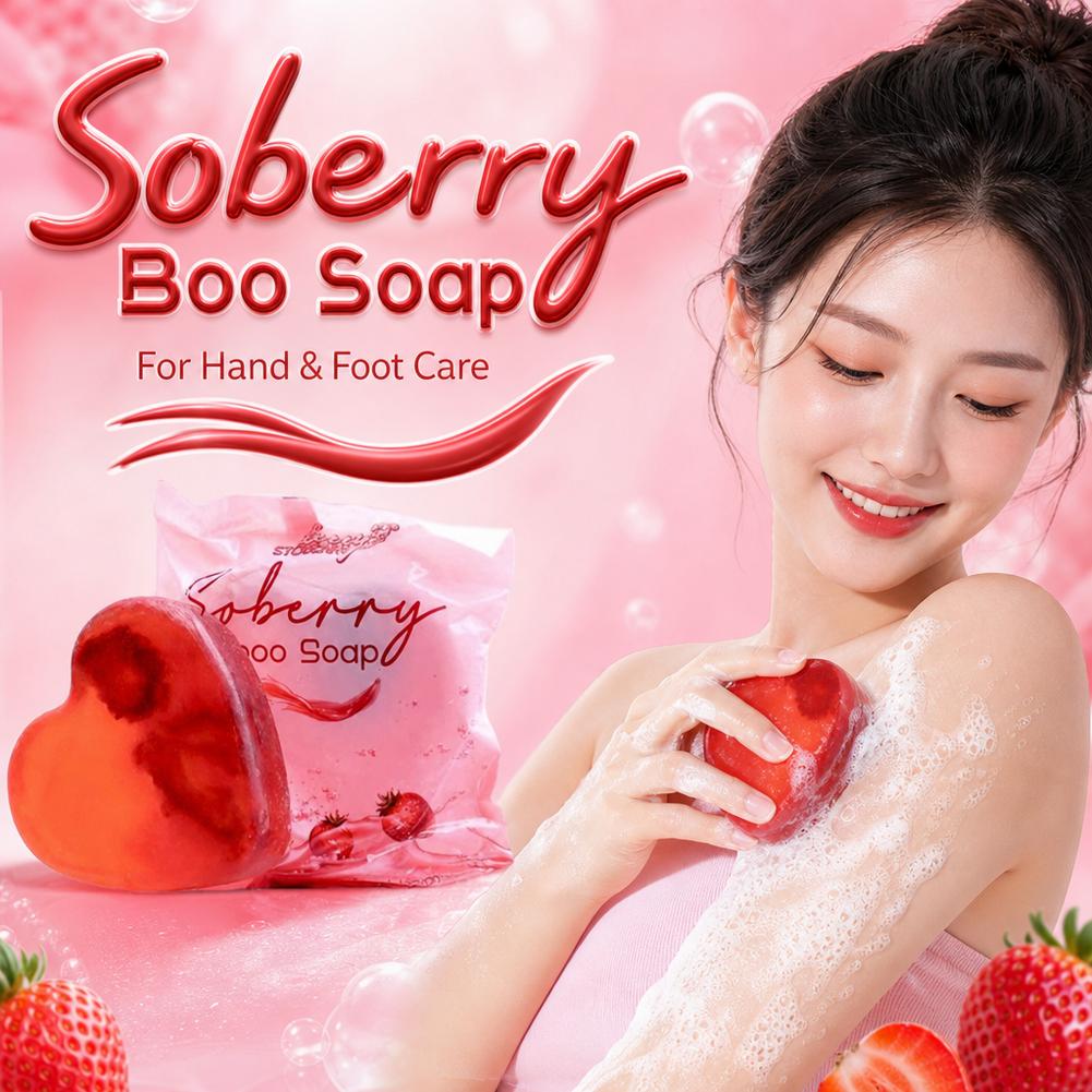 딸기향 목욕 비누 피부 미백 손발 관리 비누 각질 제거 - Skincare Whitening 리뷰 및 가격
