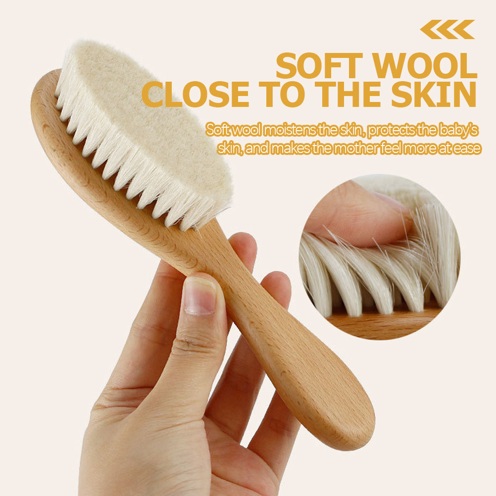 신생아용 브러시와 나무 빗 세트: 천연 성분으로 제작되 - Skincare Newborn 리뷰 및 가격