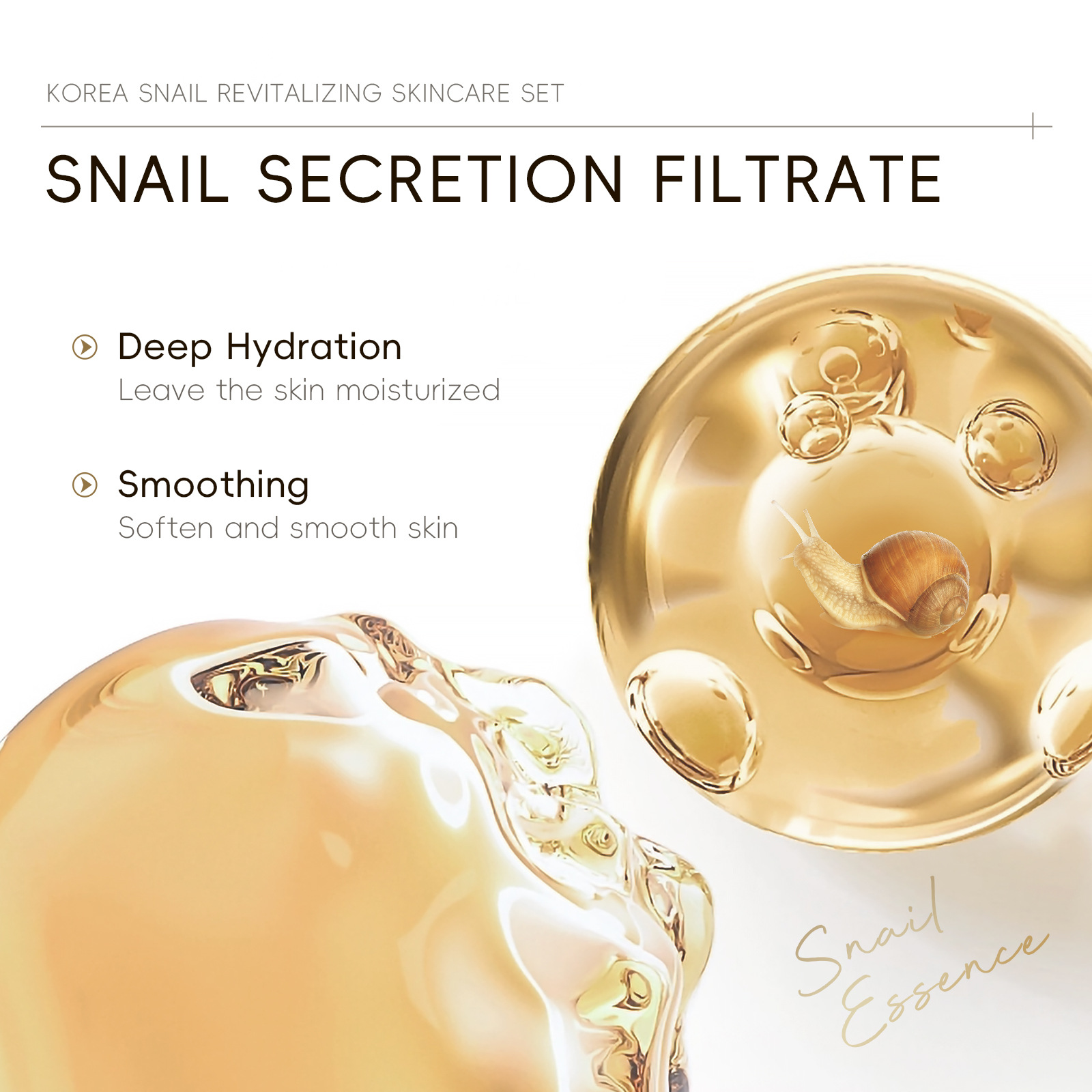 5pcs 박스형 한국 달팽이 스킨 케어 세트 달팽이 페 - Skincare Collagen 리뷰 및 가격