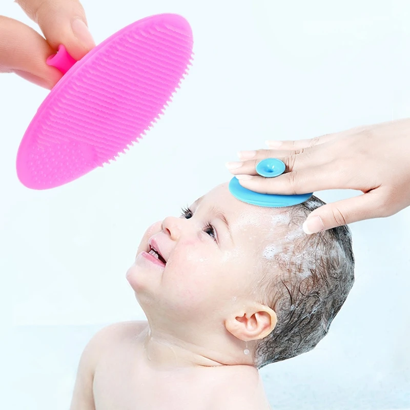 아기를위한 1pc 부드러운 실리콘 목욕 브러시 신생아  - Skincare Newborn 리뷰 및 가격