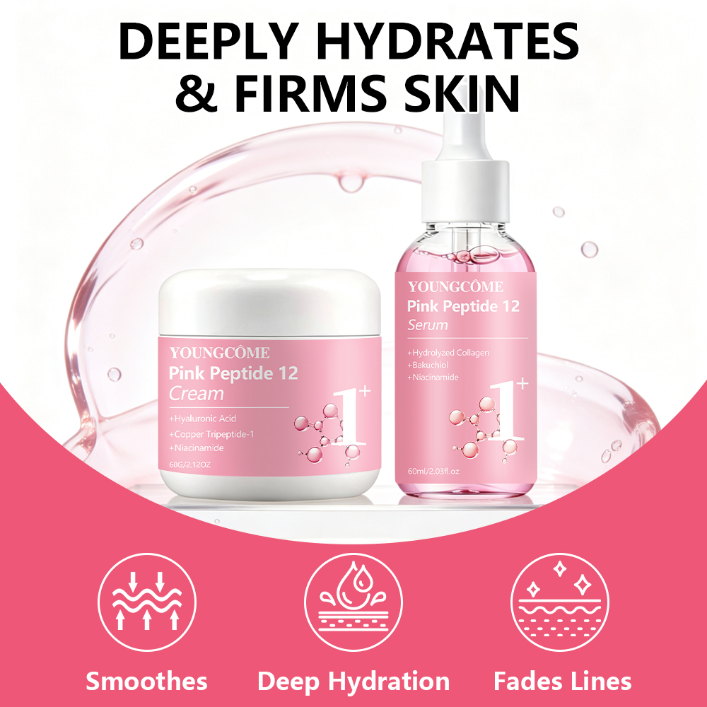 페이스 크림 세럼 세트 YOUNGCOME 핑크 펩타이드 - Skincare Collagen 리뷰 및 가격