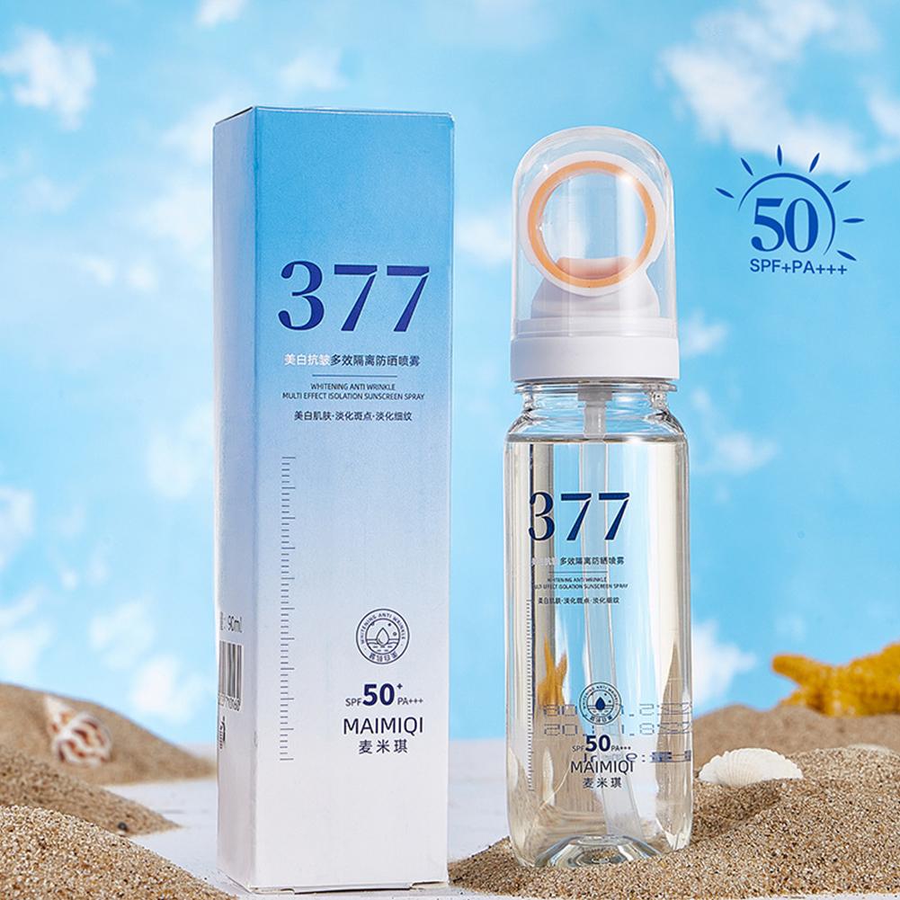 1/3/5PCS 썬 스크린 스프레이 SPF50 + 안티 - Skincare Whitening 리뷰 및 가격